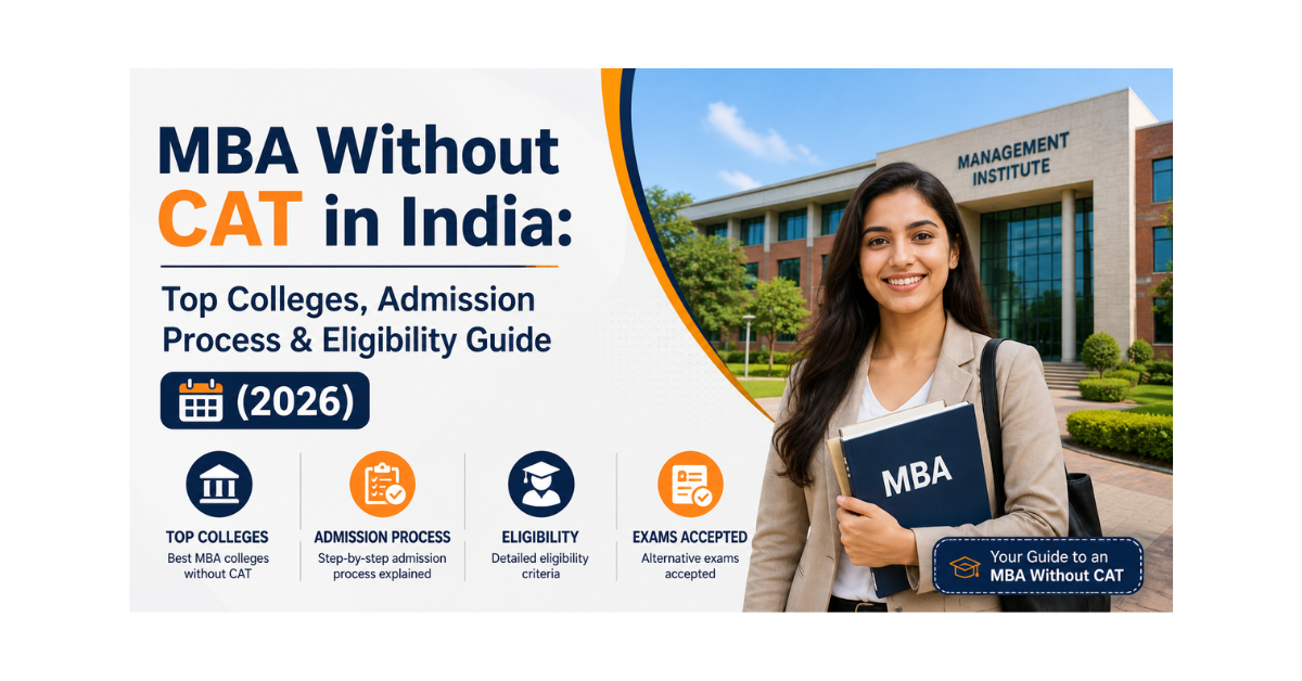 MBA Without CAT in India: Top Colleges, Admission Process & Eligibility Guide (2026)