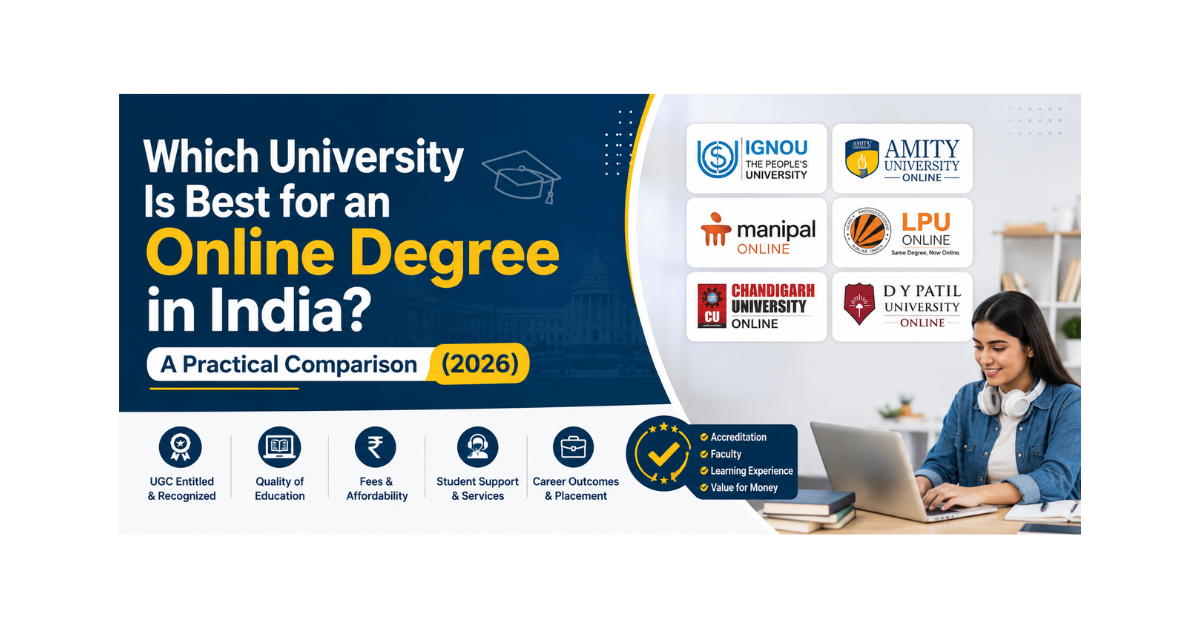 Which University Is Best for an Online Degree in India?